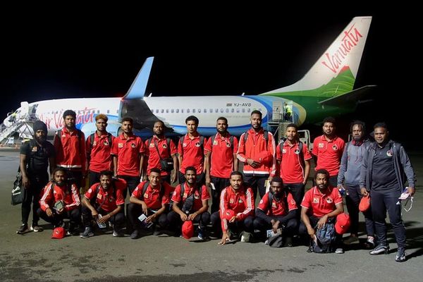 L'équipe d'Hekari United est arrivée au Vanuatu pour la O'League