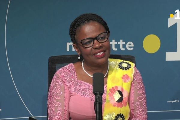 Anchya Bamana, ancienne maire de Sada et présidente du parti « Maoré Solidaire »