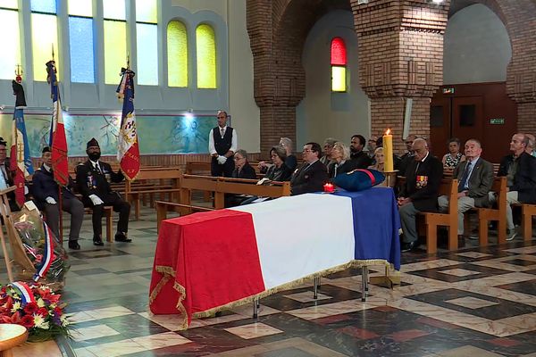 Les obsèques d’Octave Perrette se sont déroulées à l’église du Sacré-Cœur de Colombes;