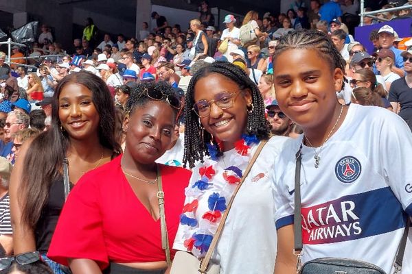 Les proches de Raphaël Mohamed au stade de France