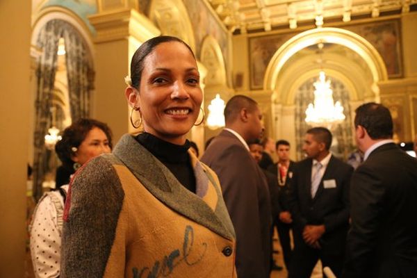 La championne guadeloupéenne Christine Arron