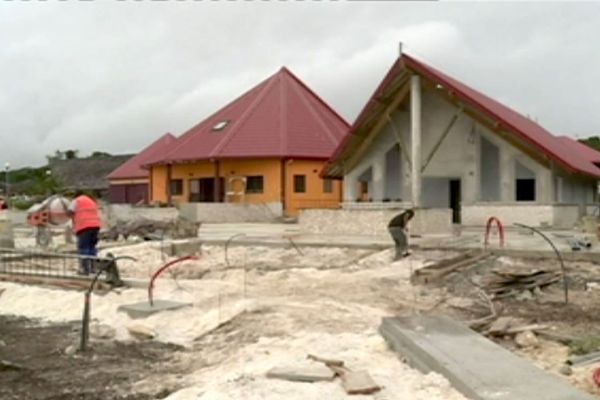 Chantier de la nouvelle mairie de Lifou, mai 2018