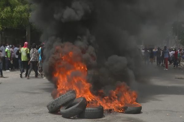 Scène de violence en Haïti (29 mars 2022).