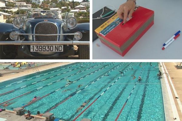 Le Téléthon 2019, c'était, entre autres, des balades en voiture ancienne et des longueurs de piscine.