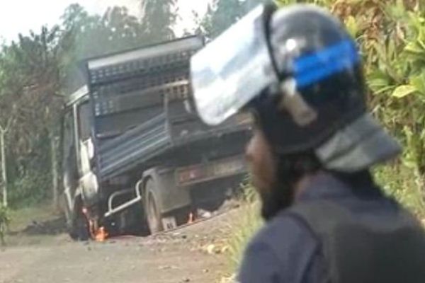 Affrontements à Mamoudzou dans le quartier de Tsoundzou