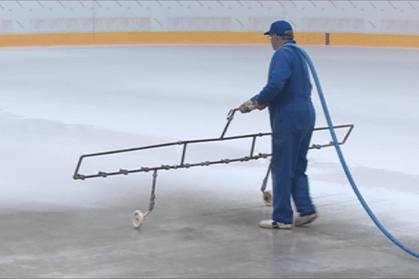 travaux peinture patinoire