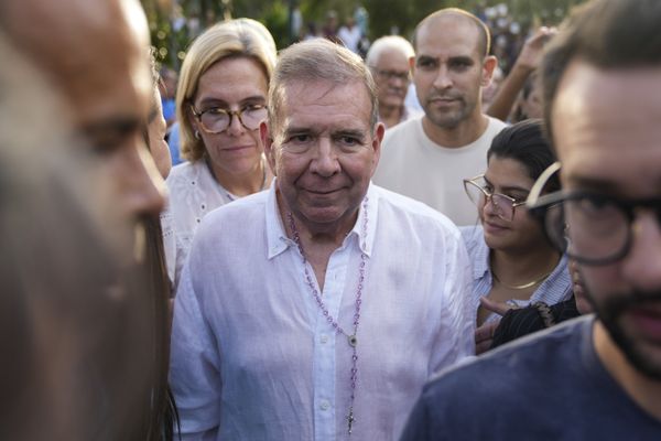 Le candidat de l'opposition vénézuélienne à la présidentielle, Edmundo Gonzalez, lors d'un événement de campagne avant les élections à Caracas - 13/06/2024.