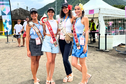 "Un privilège d'assister à ces JO" : Miss Tahiti 2024 et ses dauphines ravies de découvrir le spot de Teahupoo et les stars du surf