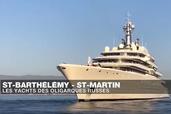 Les yachts des oligarques russes sous surveillance dans les eaux antillaises