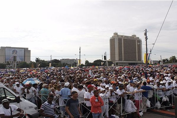 Foule à Cuba