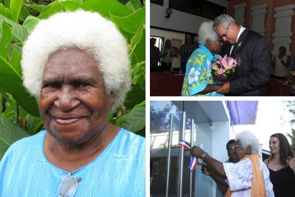 Suzanne Boewa était âgée de 88 ans. Elle était présente, en mars 2019, lors de la démission d'Eric Gay du poste de maire du Mont-Dore, et en 2018, lors de l'inauguration du hall de l'hôtel de ville. DR