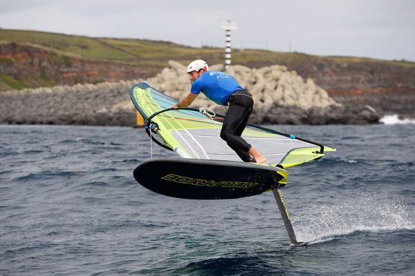 Thomas Goyard aux Championnats du monde de RS:X convertible