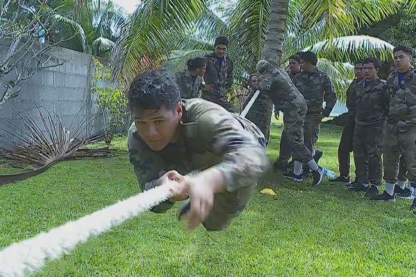 Volontaires jeunes cadets