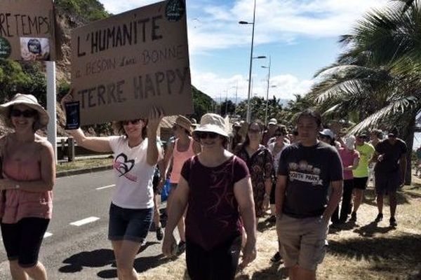 Mobilisation à Nouméa Marche pour le climat