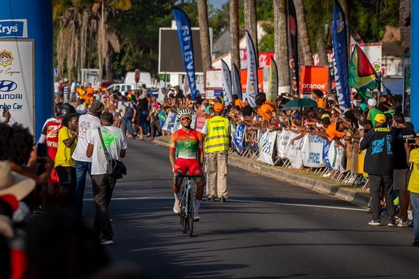 Adrien BOYET arrivé premier à Kourou