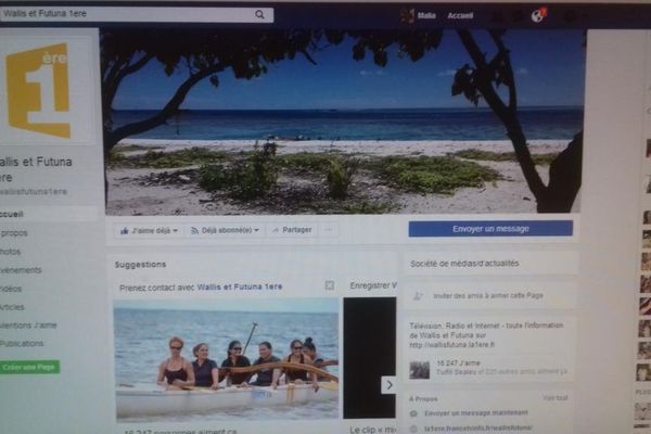 page facebook