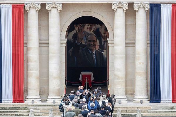 L'hommage populaire à Jacques Chirac aux Invalides, le 29 septembre 2019.