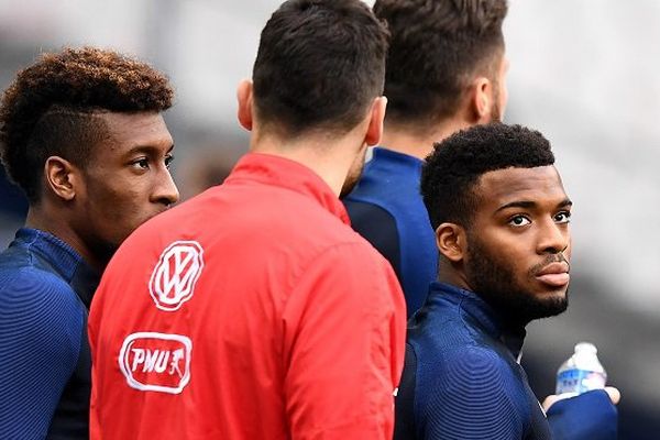 Kingsley Coman et Thomas Lemar