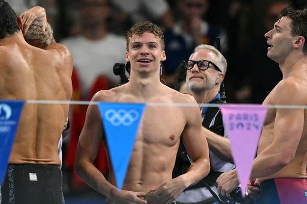 Léon Marchand natation médaillé d'or