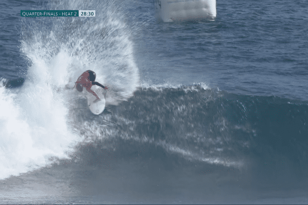 Johanne Defay - quarts de finale jeux olympiques de surf