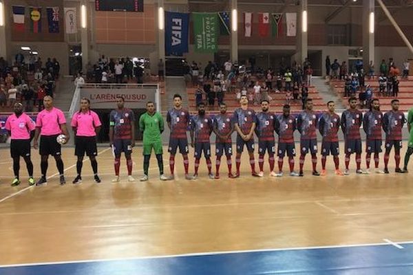 Coupe d'Océanie de futsal, premier match de la Calédonie, face au Vanuatu. 