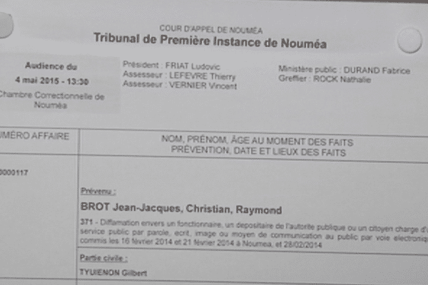 Tribunal de première instance de Nouméa