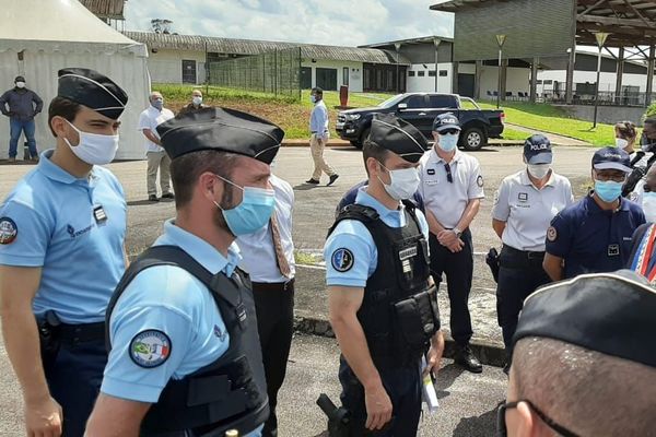 Saint-Georges de l'Oyapock Déplacement de Sébastien LECORNU le 13 juillet 2020