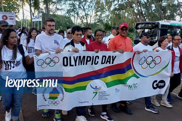 Un rassemblement lors de la journée olympique était organisé, ce samedi 8 juillet, dans l'île sœur. Tous les athlètes présélectionnés, pour les Jeux des îles de l'océan Indien, étaient présents