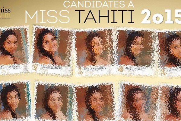 Candidates Miss Tahiti 2015 Reveal