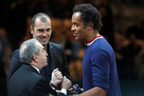 Jean Gachassin et Yannick Noah