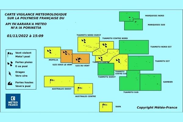 carte vigilance Météo France