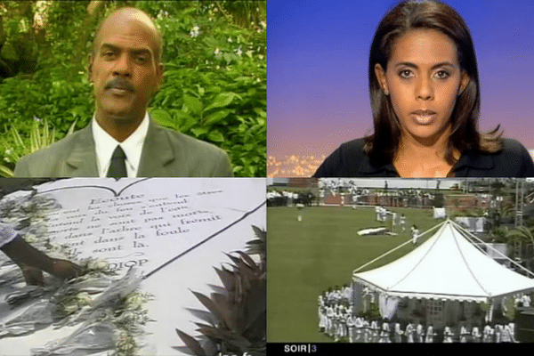 Serge Letchimy interviewé en duplex par Audrey Pulvar dans le Soir 3 du 24 août 2005.