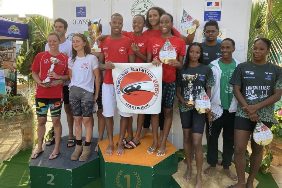 The best swimmers in France and the Caribbean compete at the Claude Sufrin meeting in Le Lamentin