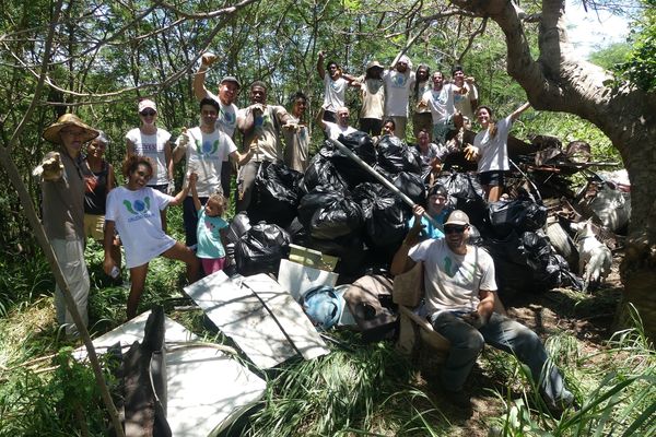 L'association Caledoclean a réalisé plusieurs nettoyages de la vallée de Sakamoto en 2022.