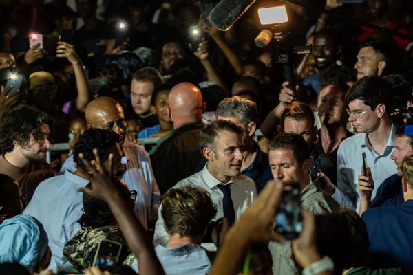 Emmanuel Macron à Mayotte