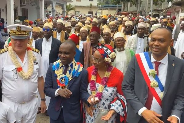 Arrivée de Thani Mohamed Soilihi à Sada