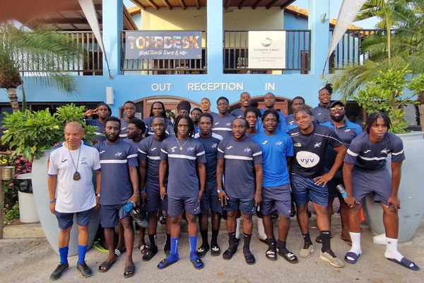 Les joueurs de l'Etoile de Matoury a représenté la Guyane avec fierté malgré leur défaite face au SV Robinhood