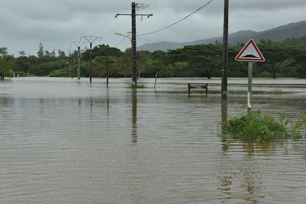 Inondations à Pouebo