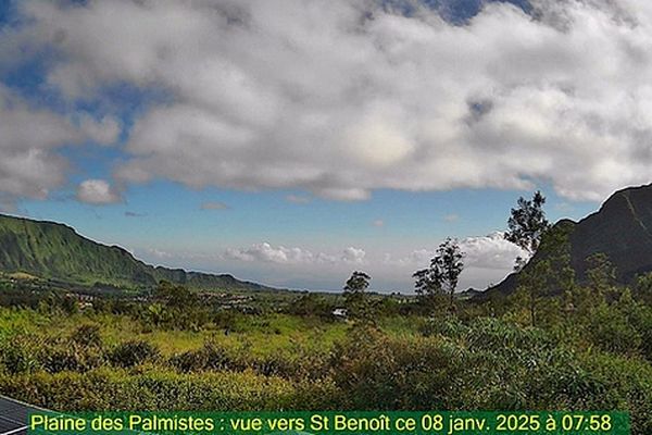 Nuages sur la Plaine-des-Palmistes 8 janvier 2025