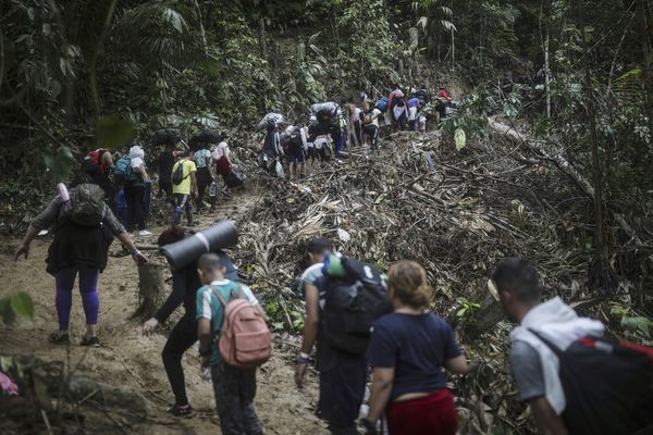 Des migrants traversent la jungle du Darien, de la Colombie au Panama, lors de leur long et difficile voyage pour atteindre les États-Unis. Ces personnes sont de plus en plus vulnérables aux vols et aux violences sexuelles, a déclaré HRW dans un rapport.