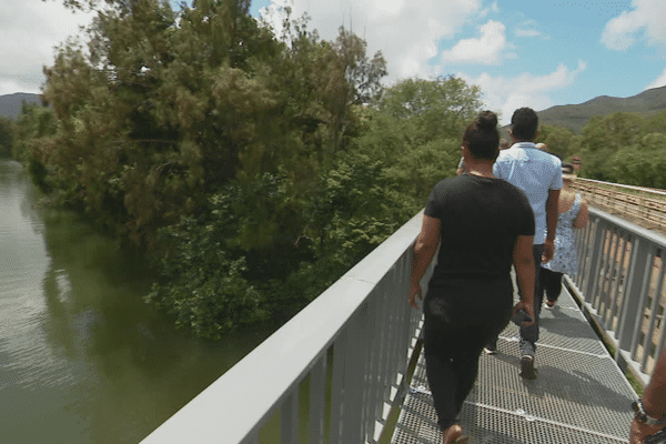 Passerelle La Coulée, inauguration