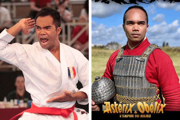 Le Calédonien Minh Dack, champion de karaté, a participé au film "Astérix et Obélix, l'Empire du Milieu" comme cascadeur