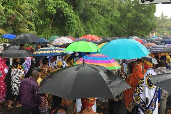 Mayotte manif pluie