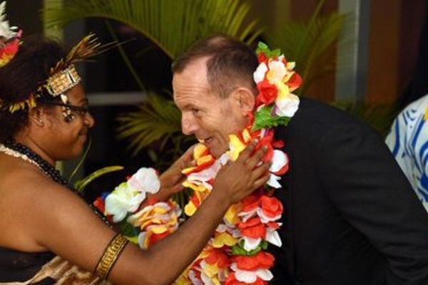 Tony Abbott, le Premier ministre australien, a rejoint les autres dirigeants de la région hier soir, à Port-Moresby, pour le 46e sommet du Forum des îles du Pacifique