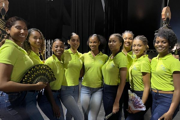 Les candidates de Miss Guyane en répétition