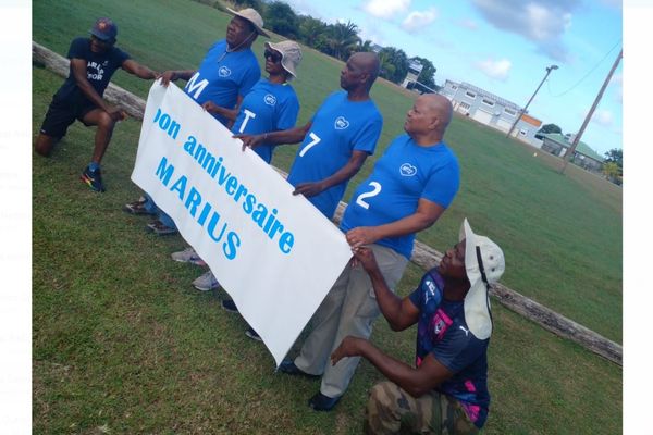 Le "Comité des amis de Marius Trésor" a tenu à fêter l'anniversaire de l'ancien international de football