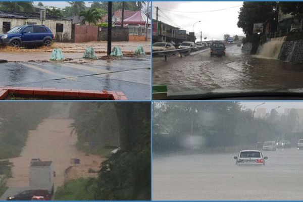 Inondations sur la Martinique 