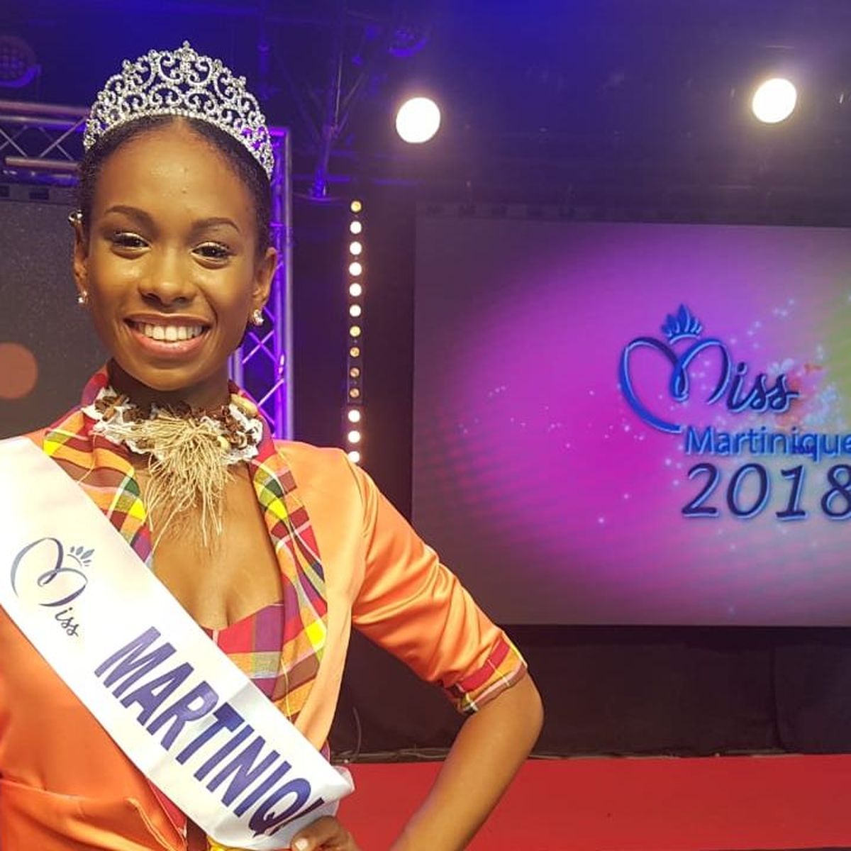 La martiniquaise Anne-Sophie Ribesois 18 ans, élue Miss Global