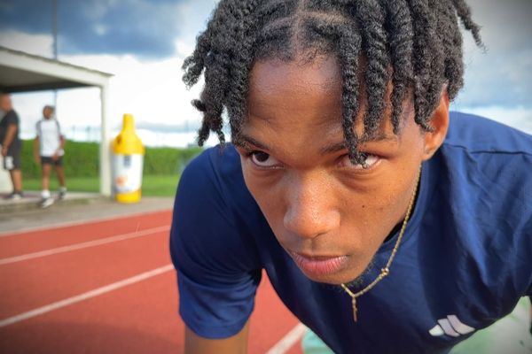 Allan Lacroix, champion de France U23 au 400 mètres, espoir guadeloupéen