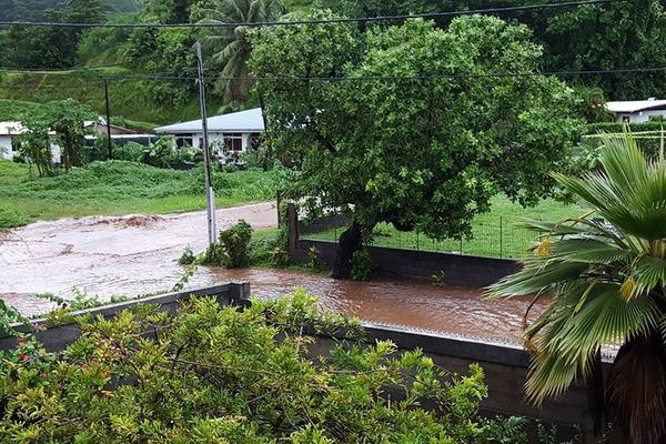 Inondations à Raiatea.